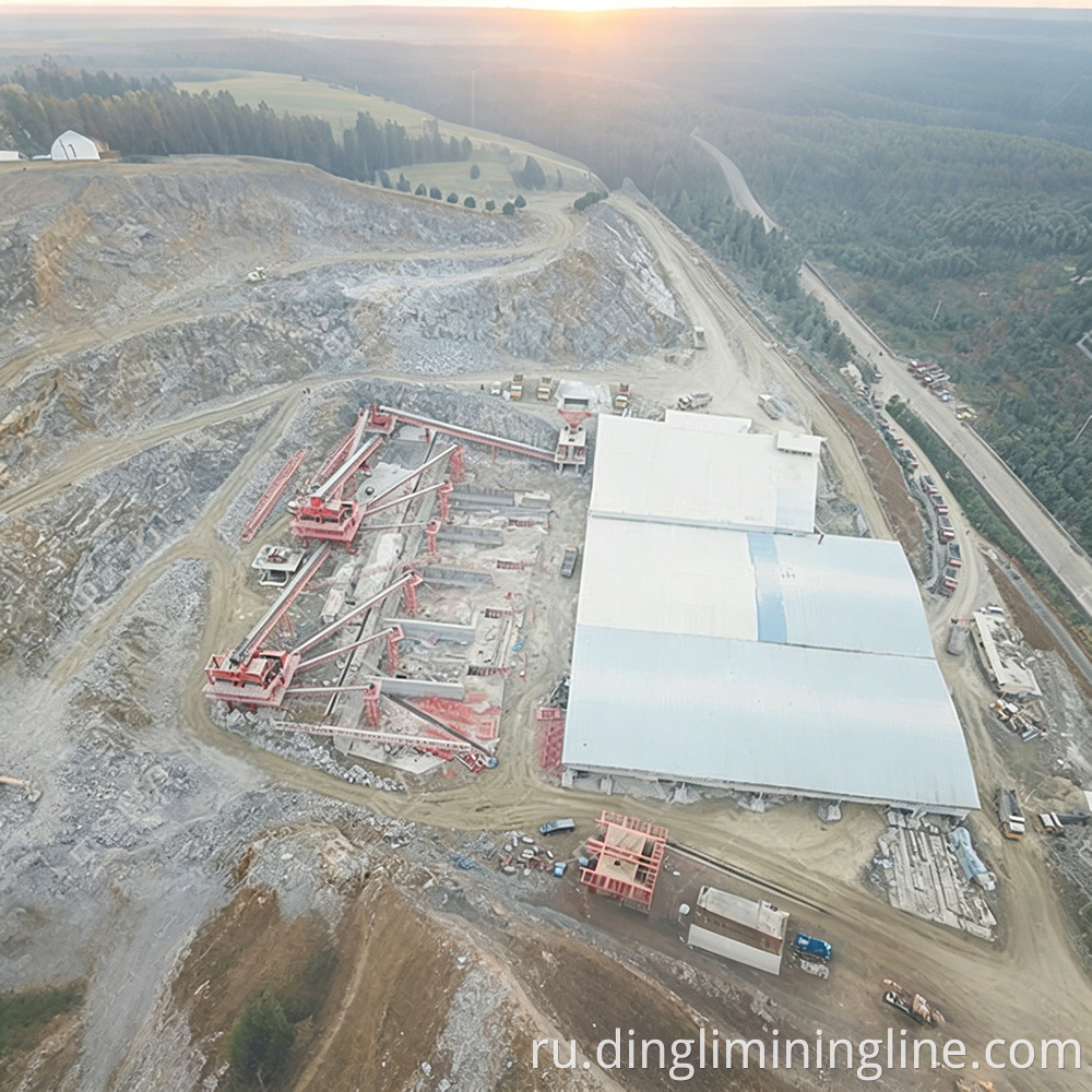 limestone crushing and screening line